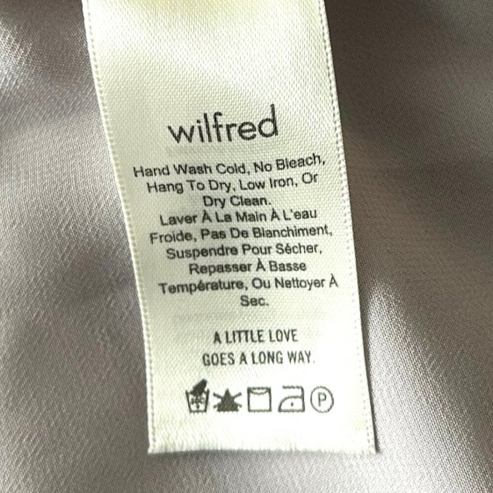 Wilfred Mauve Mini Dress Neuchatel Off Shoulder Sz S - Picture 10 of 10